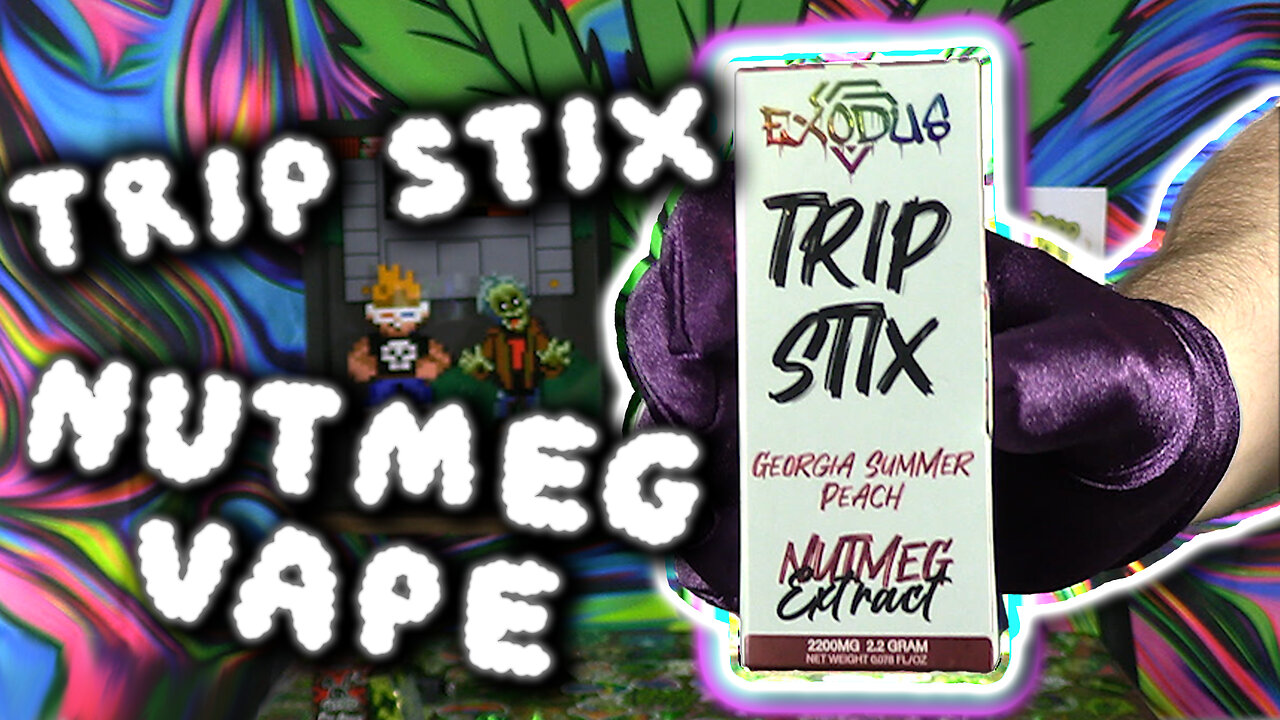 Nutmeg Extract Vape?! | Exodus Trip Stix Disposable Review