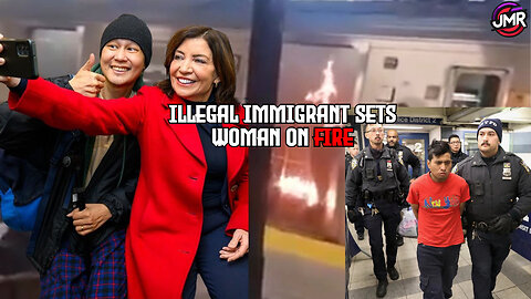 Illegal Immigrant ARRESTED After Setting Sleeping Woman On Fire on subway & was DEPORTED by Trump