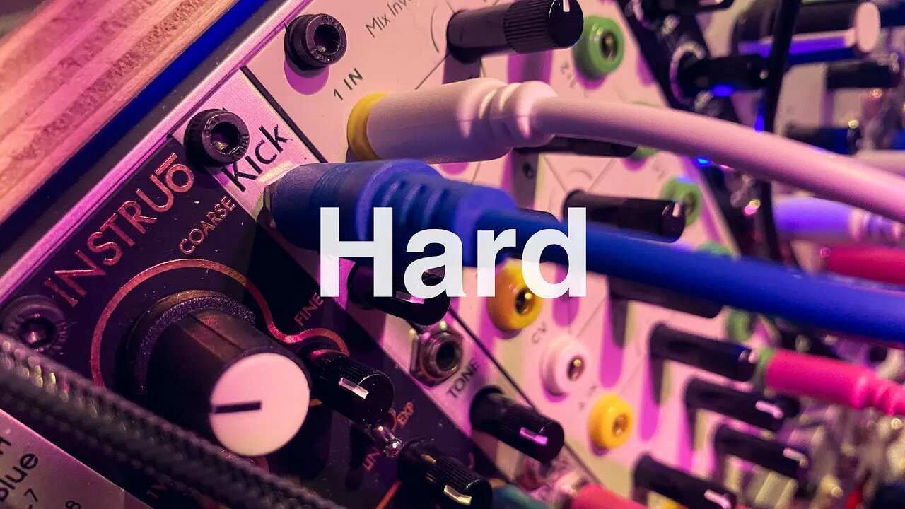 Live Jam #013 - Hard - Modular Synth Techno 140BPM