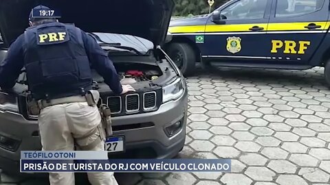 Teófilo Otoni: prisão de turista do RJ com veículo clonado