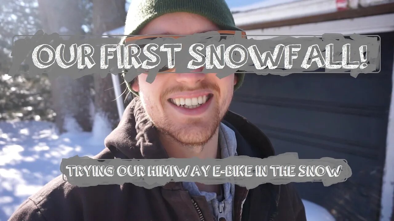 Himiway EBIKE IN THE SNOW | The Homestead Vlog