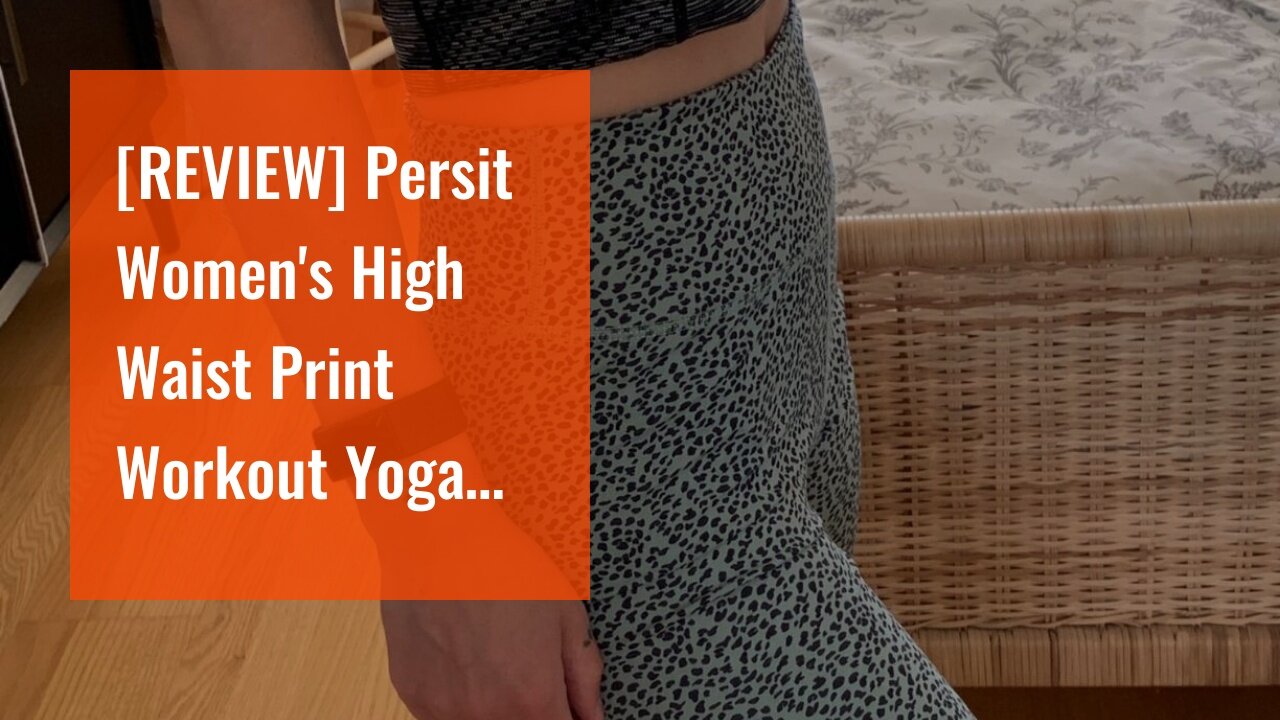 [REVIEW] Persit Women's High Waist Print Workout Yoga Shorts with 2 Hidden Pockets, Non See-Thr...