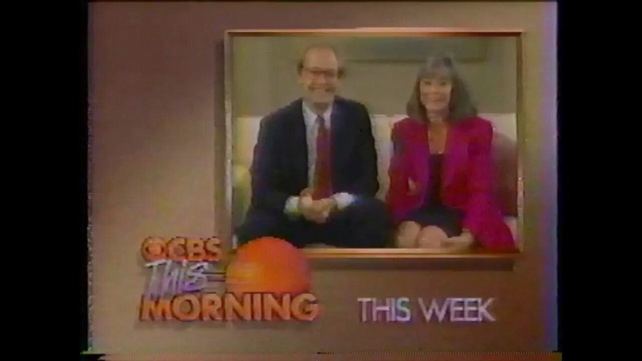 CBS THIS MORNING #1 (1988) [#thriftrips #VHSRIP #theVHSinspector]