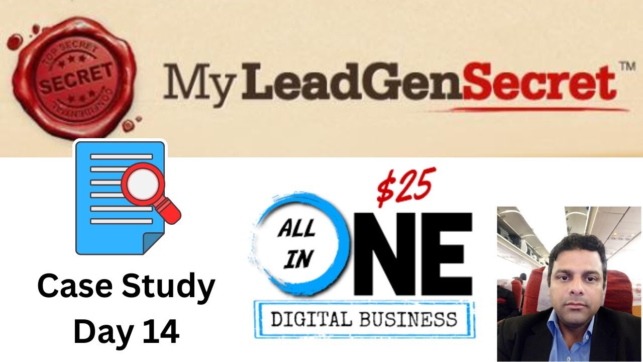 Day 14 $1000 Per Month Case Study My $25 All In One Business My Lead Gen Secret