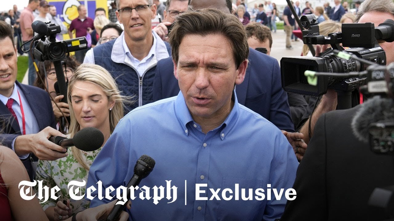 Ron DeSantis jabs at Donald Trump in Iowa after tornado warning cancels ex-President's rally