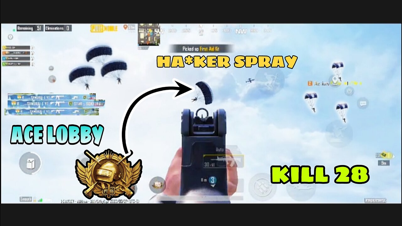 PUBG MOBILE HA*CKER SPRAY IN LIVIK I PLAYED IPHONE 14 PRO