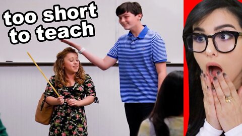 Students Make Fun Of SHORT Teacher