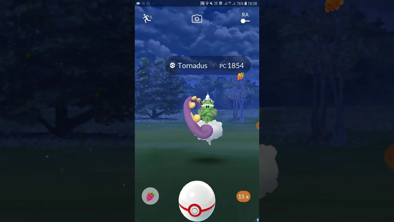 Pokémon GO - Hora Lendária Tornadus 1° de 4 Reides