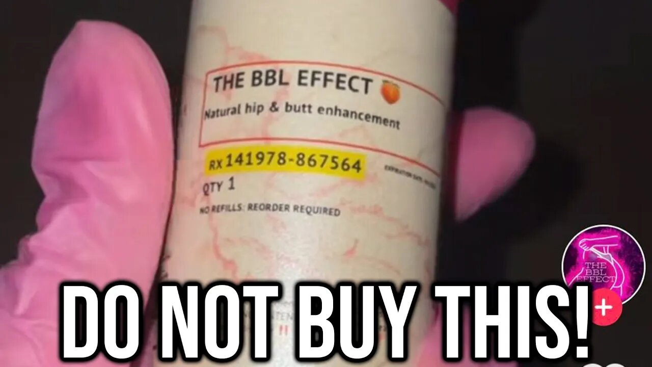 Don't Buy The TikTok BBL Butt Pills...