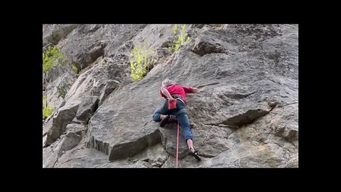 Långbeta: Muskovit, 7a+ @ Liden