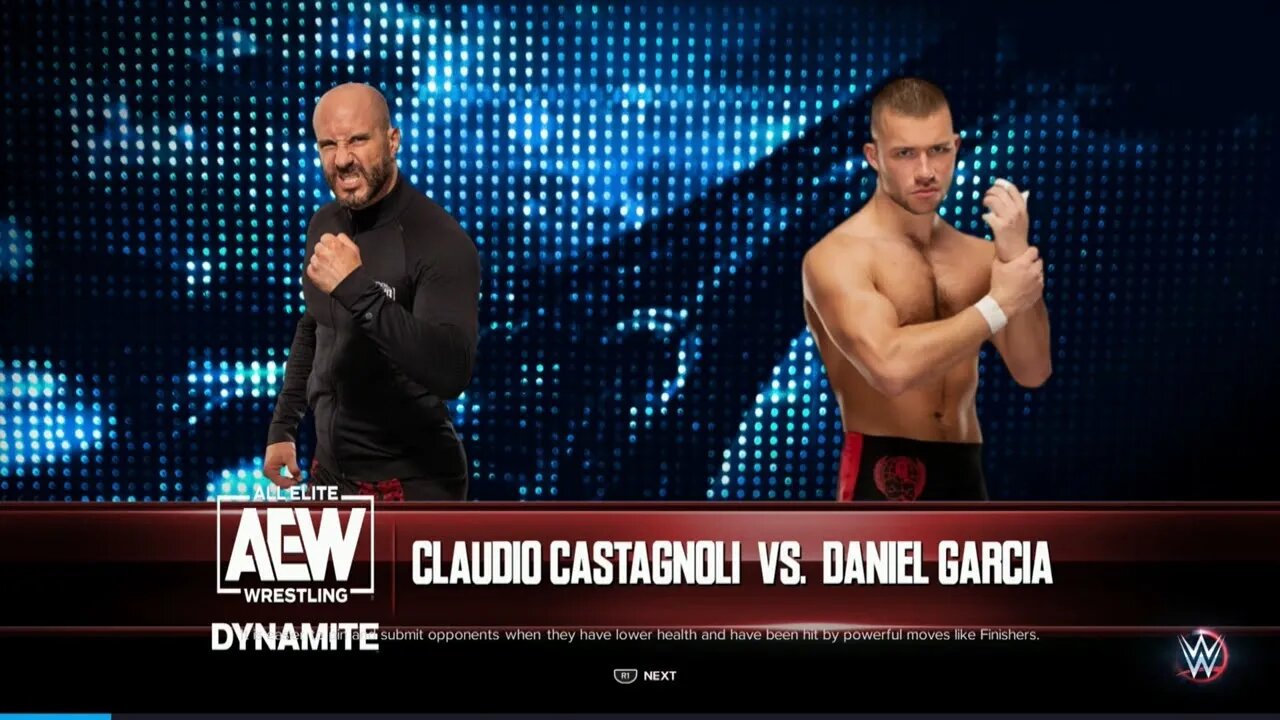 AEW Continental Classic Tournament Blue League Claudio Castagnoli vs Daniel Garcia