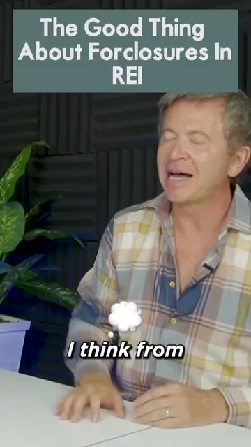 Foreclosure world is only going to get larger and larger.