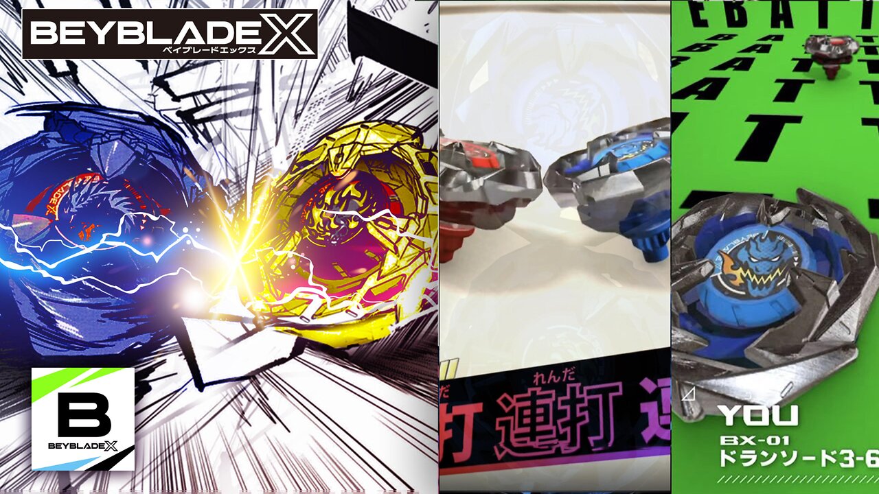 Challenge RARE BEY GET BATTLE Again! | Beyblade X app | Cobalt Drake & Gold HellsScythe