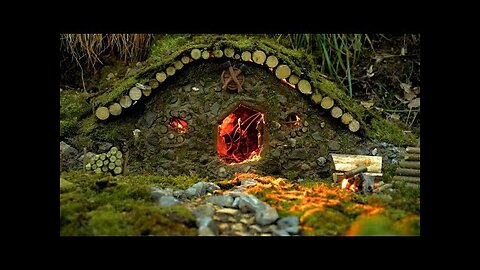 A small Hobbit house - Diaroma - a Miniature Hobby Village - Relax video - ASMR