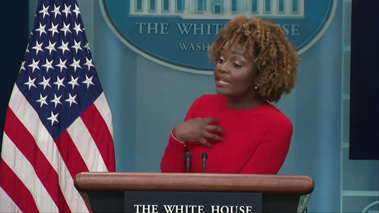 Karine Jean-Pierre Declines To Call Speaker Johnson A "MAGA Extremist" Despite Campaign Statements