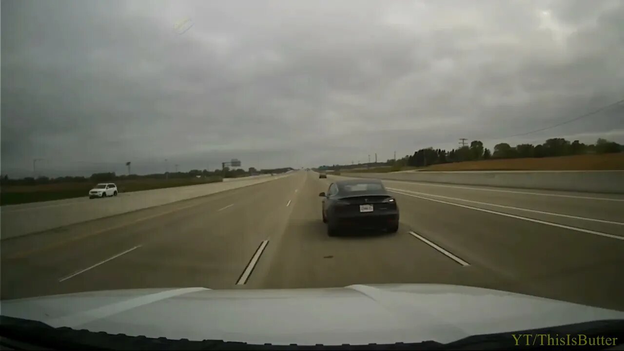 Motorist Was Driving Tesla 82 MPH While Sleeping