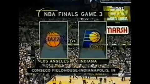 2000-06-11 NBA Finals Game 3 Los Angeles Lakers vs Indiana Pacers