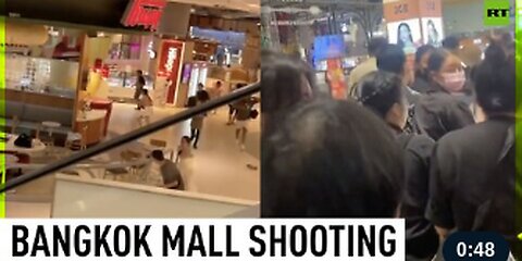 People flee Bangkok mall following shots fired inside