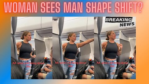 WOMAN SEES DEMONIC SPIRIT ON AIRPLANE! #jesus #god #bible #jesussaves #endtimes #salvation #faith