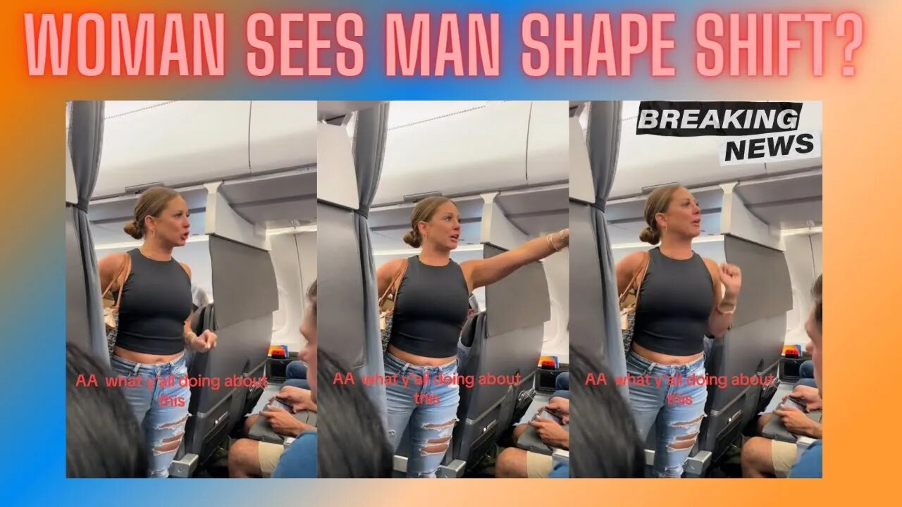 WOMAN SEES DEMONIC SPIRIT ON AIRPLANE! #jesus #god #bible #jesussaves #endtimes #salvation #faith