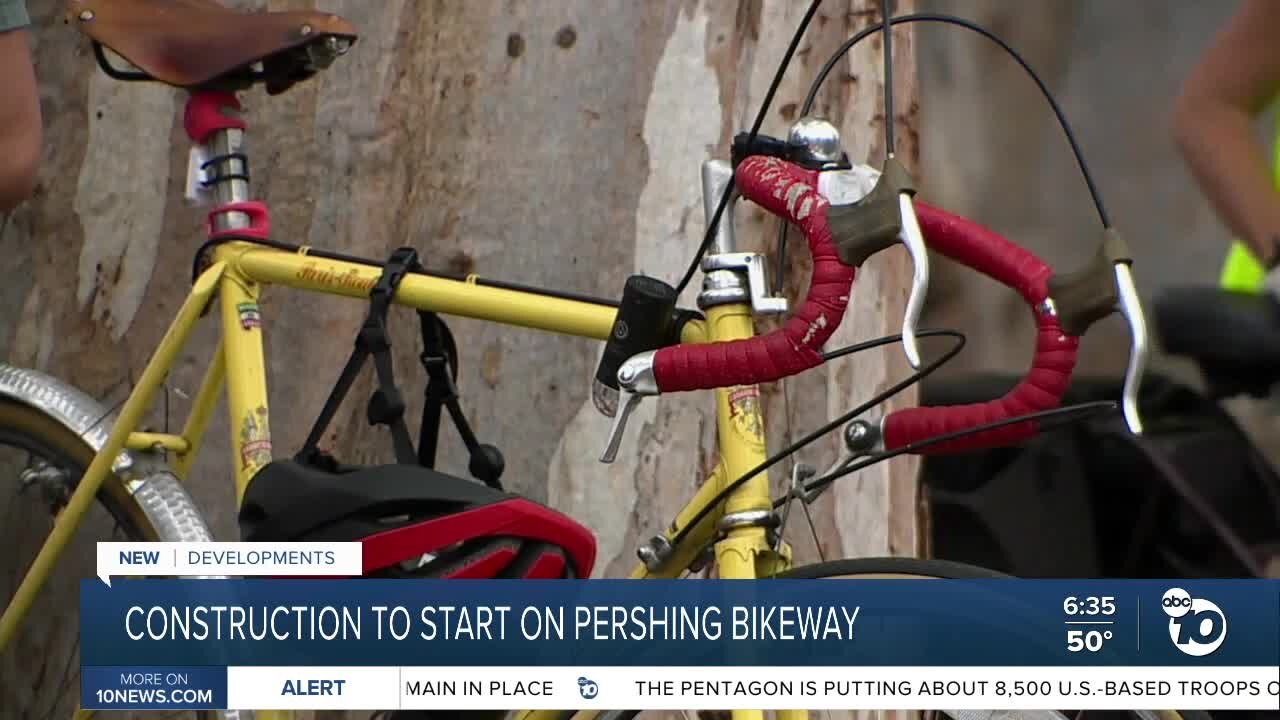 Construction to begin on Pershing Bikeway