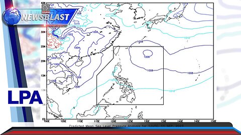 LPA, namataan sa layong 860 km East of Northeast of Extreme Northern Luzon