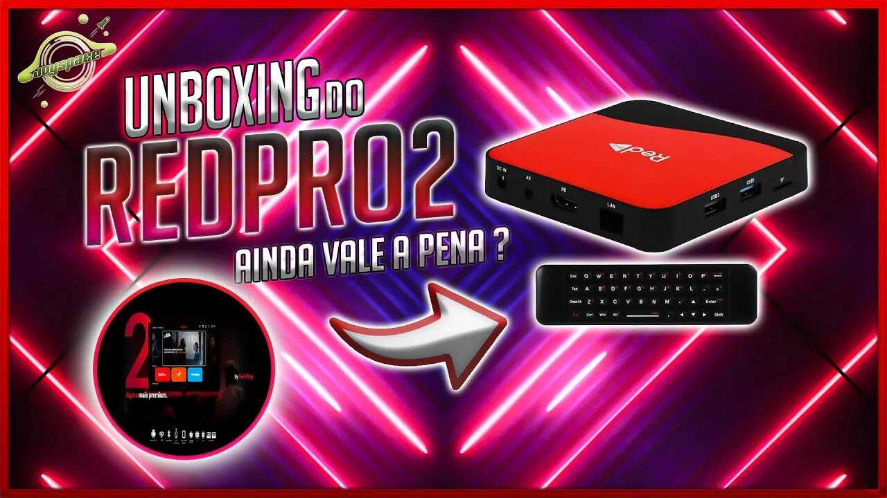 REDPRO 2 a Tv Box Android Da Redplay- analise e demonstração