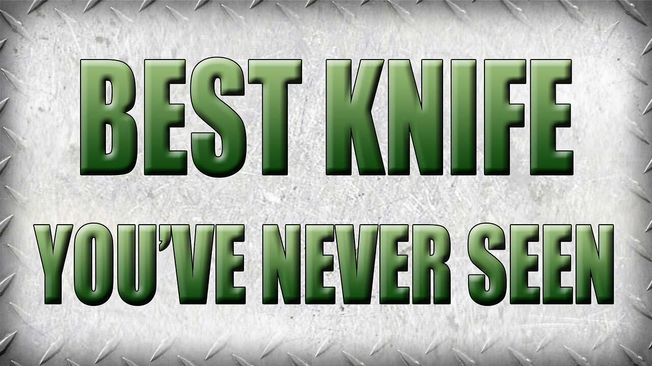 The Best Survival Knife I've Ever Owned That You've Never Heard Of