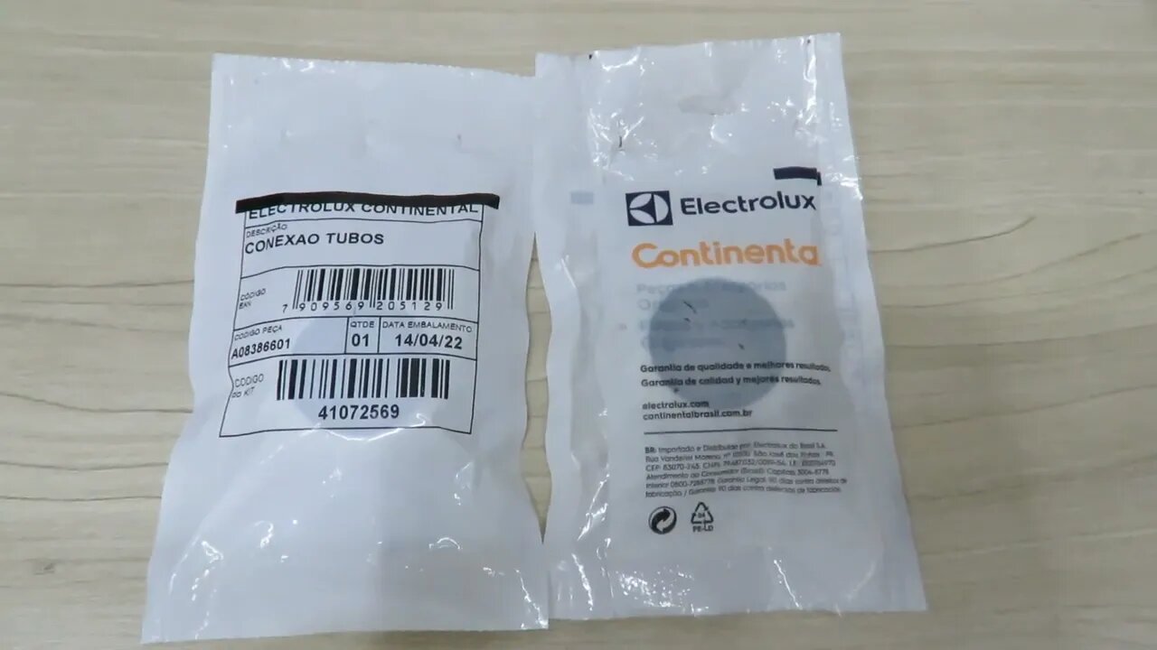 2x Conexão Tubos Lava Louça Electrolux 30160012 A08386601 Le09x Le12x