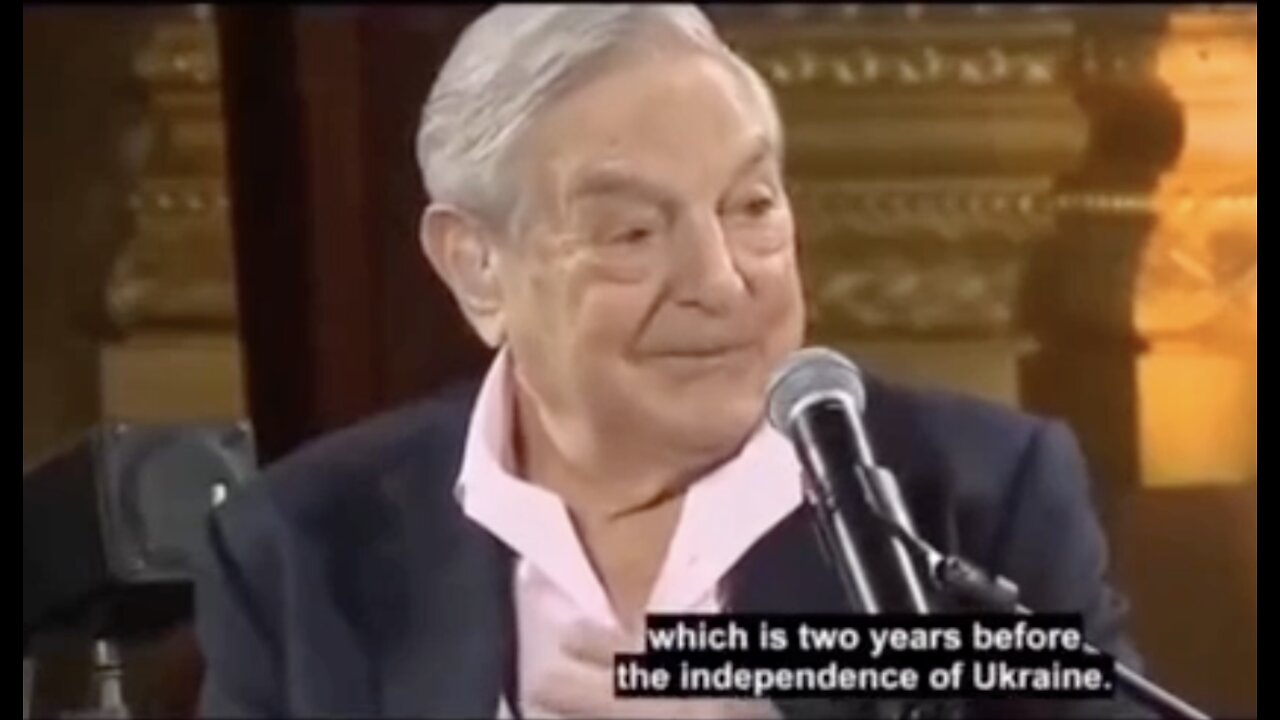 👉 George Soros Explains Setting Up His Foundation In Ukraine