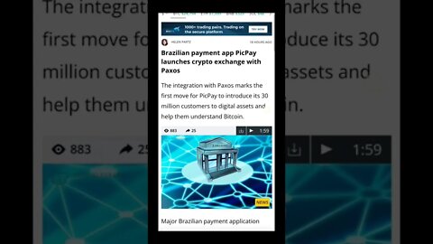 Brazilian Payment App PicPay Launches Crypto Exchange With Paxos @BenjaminCowen @UnchainedPodcast