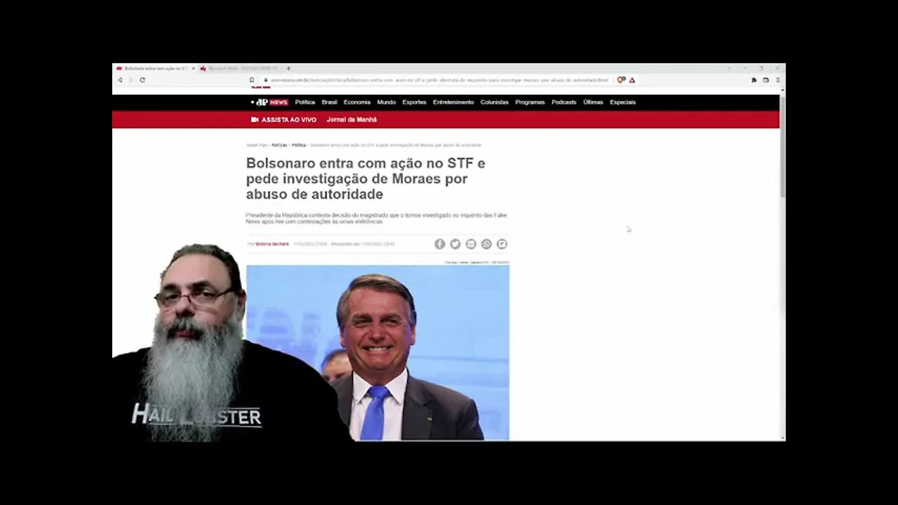 BOLSONARO faz NOTÍCIA CRIME contra Alexandre de Moraes por ABUSO DE AUTORIDADE