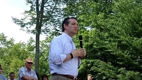 Ted Cruz Q & A on GOP Establishment Mt. Vernon NH 1/2