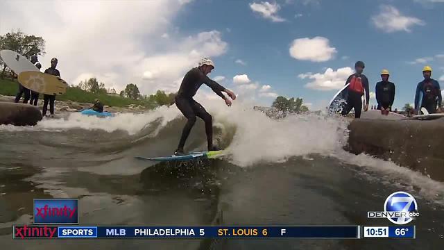 River Surfing on the South Platte in Colorado