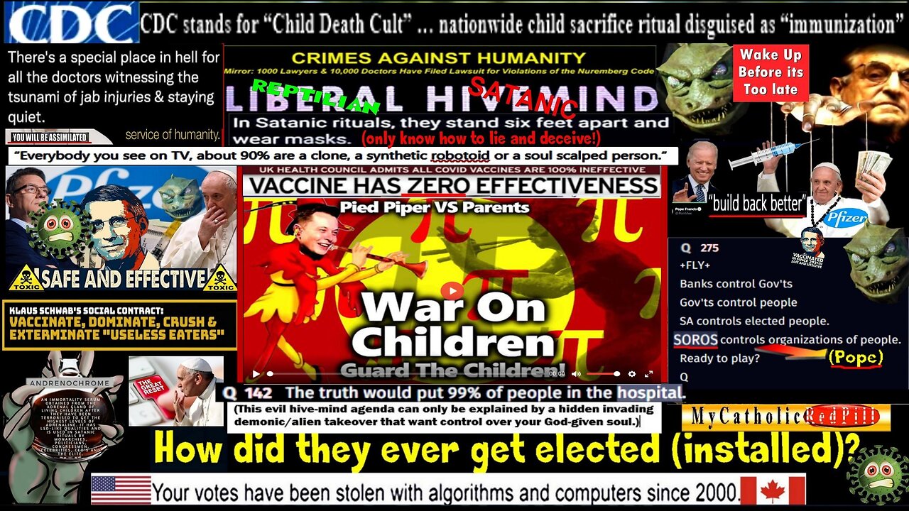 Governmental Child Sacrifice IS TREASON: Child Vax Mandates Are Totally Evil & Must Be Stopped