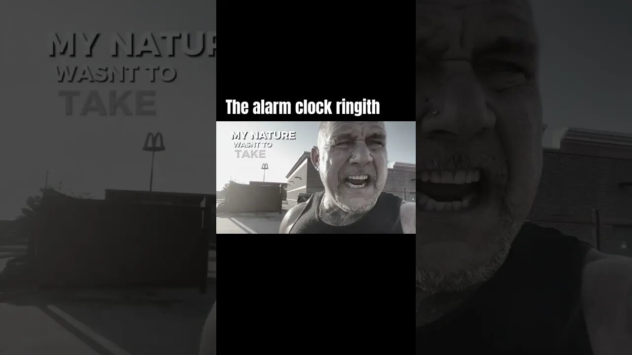 The alarm clock ringith