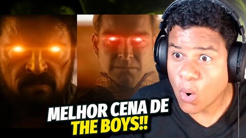 MELHOR CENA DE THE BOYS! BILLY BRUU, HUGHIE E SOLDIER BOY VS CAPITÃO PATRIA | React Anime Pro