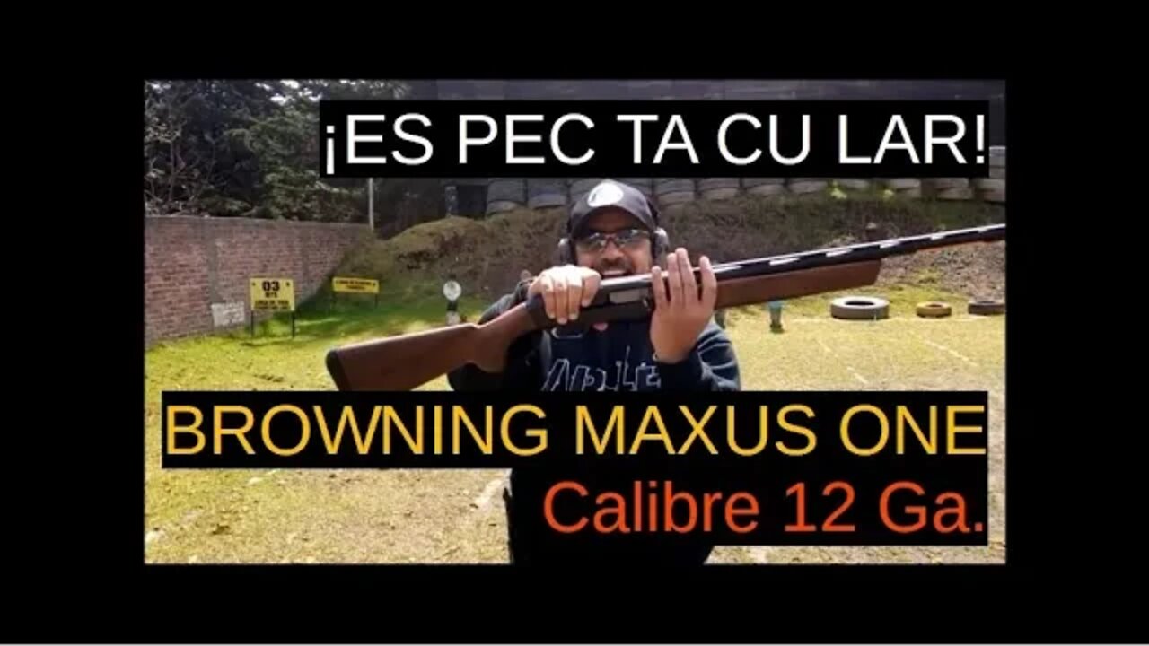 !Espectacular! Browning Maxus One - Calibre 12GA