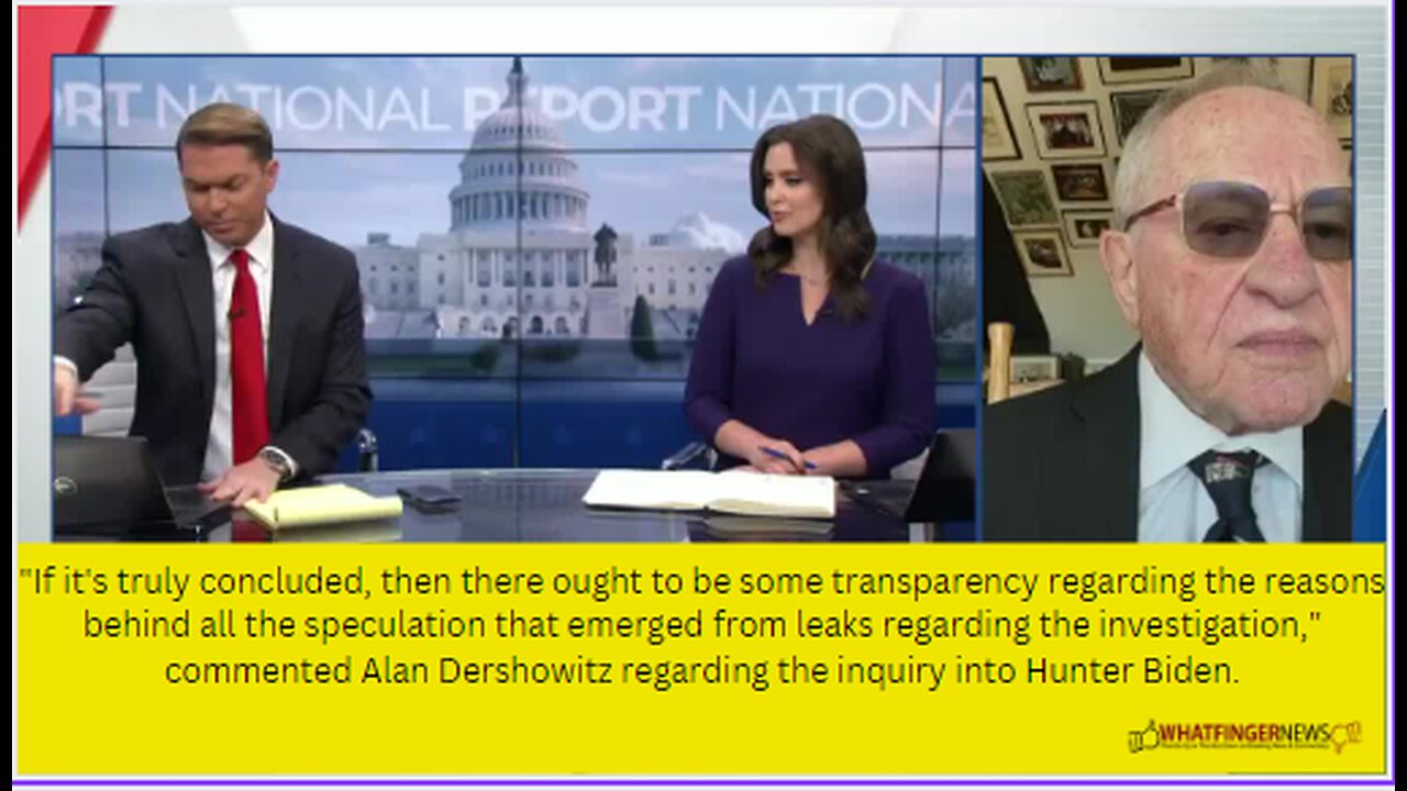 If it's truly concluded, then there ought to be some transparency regarding the reasons