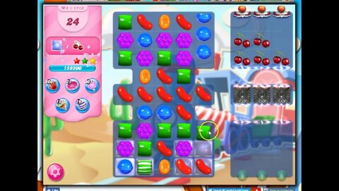 Candy Crush Level 1712 Talkthrough, 35 Moves 0 Boosters