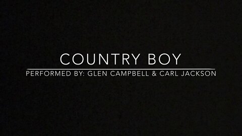 Glen Campbell and Carl Jackson, "Country Boy," on the BBC