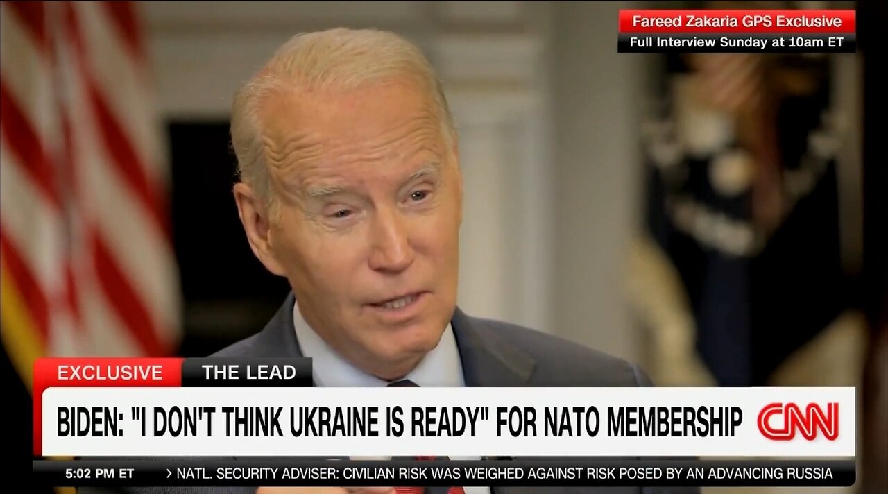 Biden: I Don’t Think Ukraine Is Ready For NATO Membership Right Now