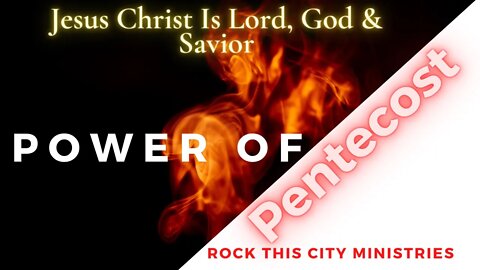 Power Of Pentecost - Acts 19:2