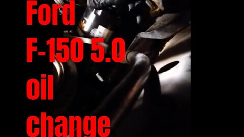 F-150 oil change and more