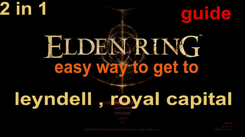 Elden ring-easy way 1