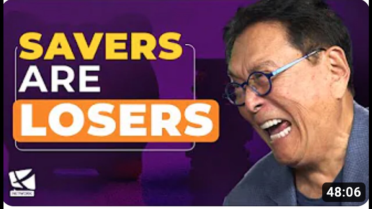 Why you should not save money - Robert Kiyosaki, Kim Kiyosaki, @MilesFranklinCo