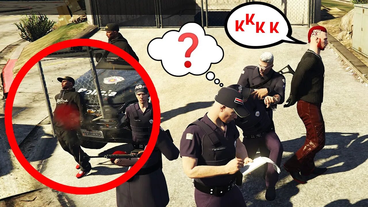 GTA 5 ROLEPLAY - RECRUTA CABRAL NA ABORDAGEM MAIS BIZONHA DA HISTÓRIA DA POLÍCIA MILITAR!