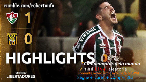 Copa Libertadores 2023 FLUMINENSE 1x 0 STRONGHEST - rodada 2