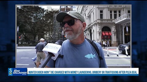 Mike discusses a Salem News Channel team interviewing New Yorkers reacting to the Hunter Biden plea deal