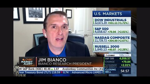 Jim Bianco joins CNBC's Closing Bell: "The Fed hikes until enough things break"